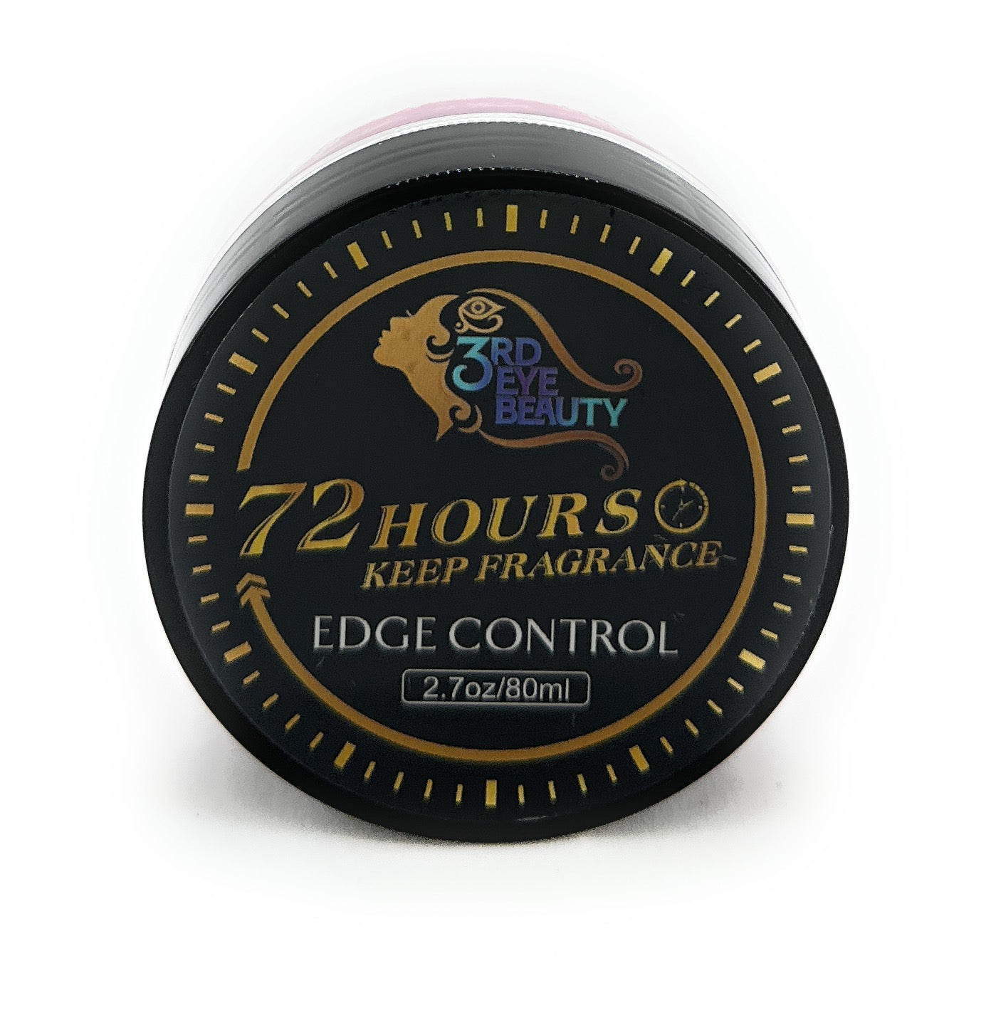 72hr Edge Control - Extra Strong Hold - No Flaking - Shine - Moisture - Controls Frizz - 2.7 Oz.