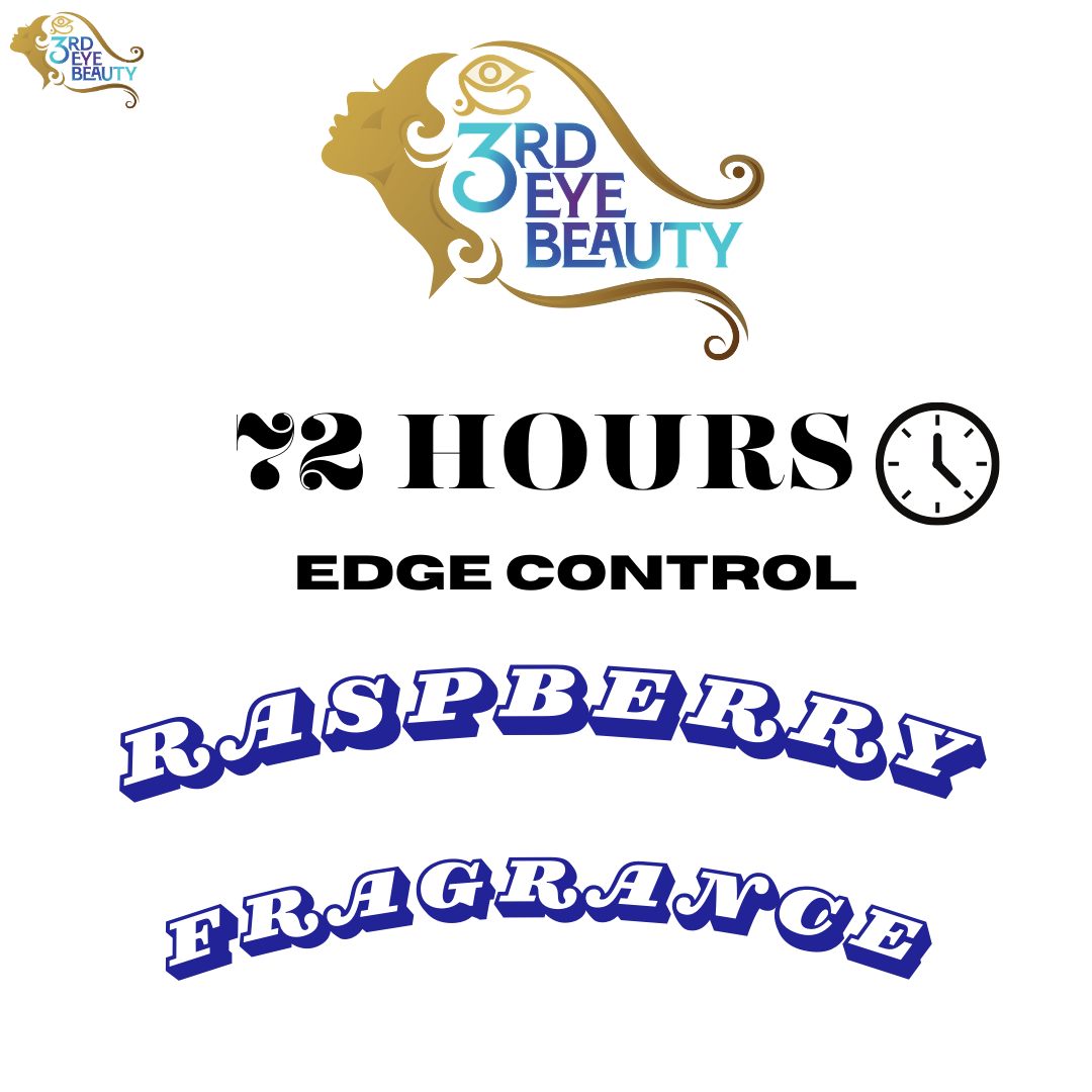 72hr Edge Control - Extra Strong Hold - No Flaking - Shine - Moisture - Controls Frizz - 2.7 Oz.